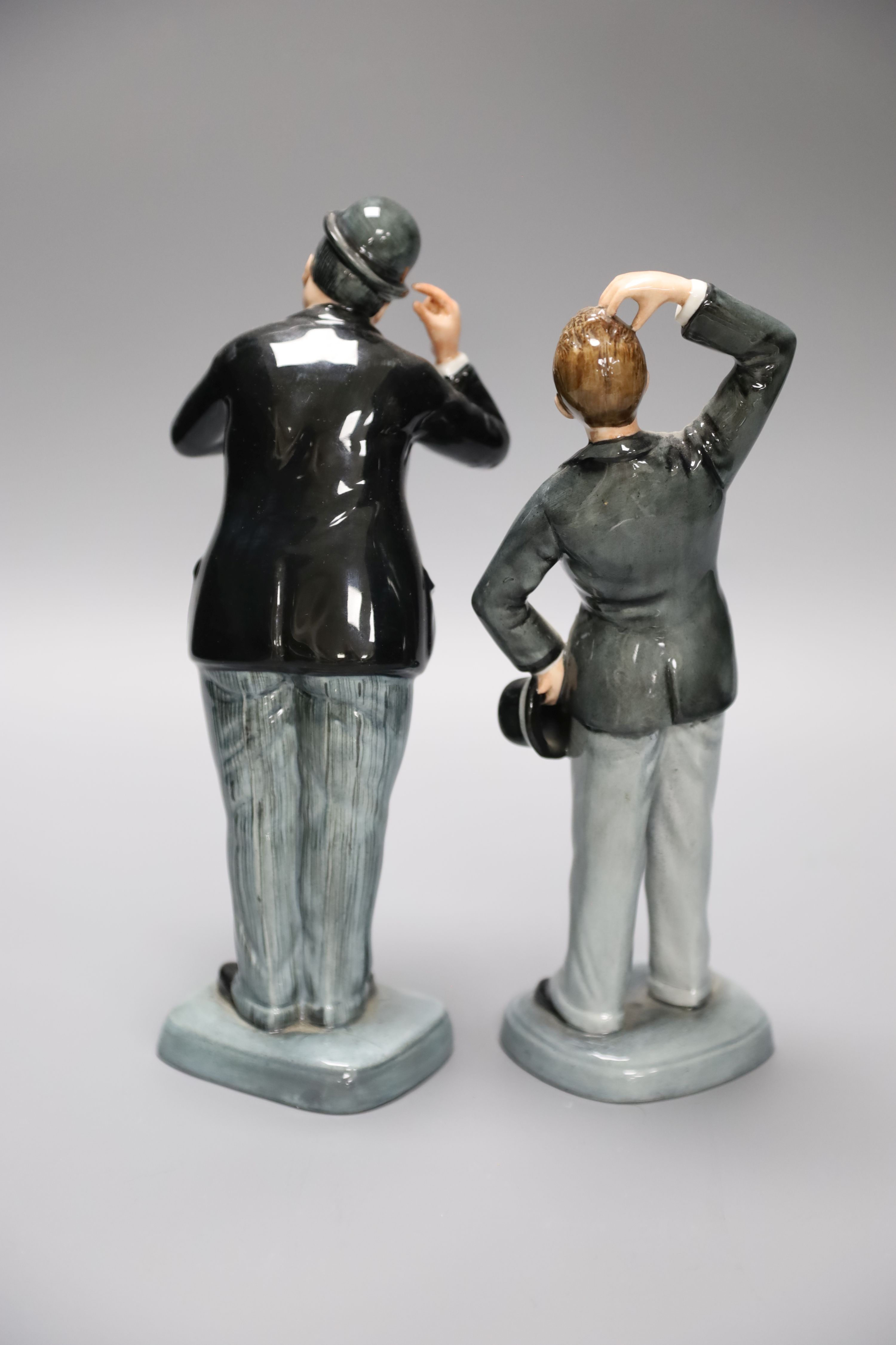 A Royal Doulton Oliver Hardy, HN2775, together with Stan Laurel, HN2774